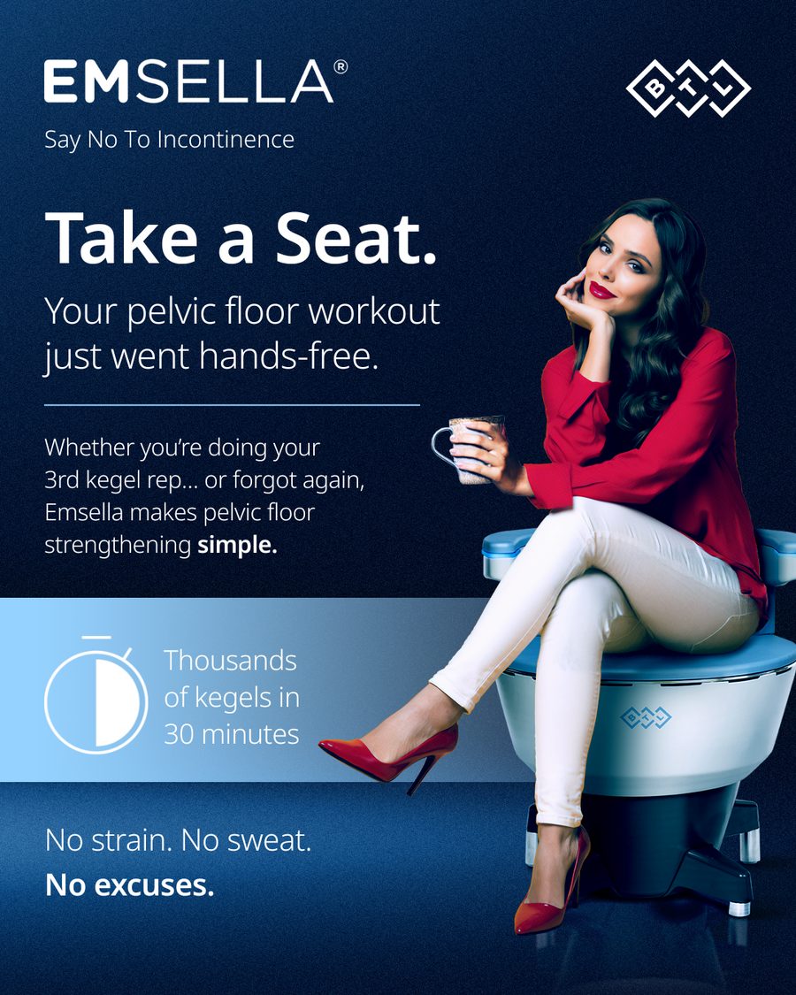 Emsella: your pelvic floor workout just went hands-free
